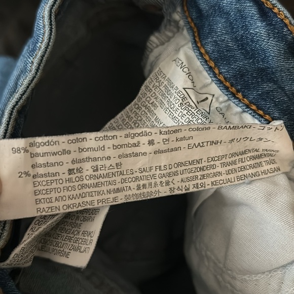 Zara Midrise Floral Embroidered Skinny Jeans Size 2 - Picture 11 of 11